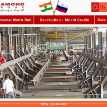 mosmetro - chenai metro rail project - tbm launching system - shield cradle assembly_enl