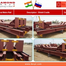 mosmetro - chenai metro rail project - tbm launching system - shield cradle packing_enl