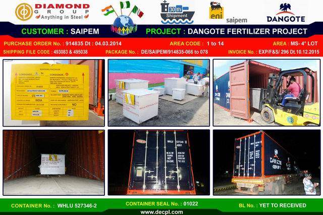 01022_Saipem_Dangote Fertilizer Project_30th Shipment Template_Cont_ No_ WHLU 527346-2