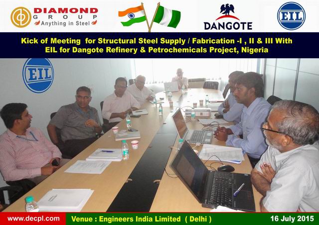 EIL Kick of Meeting for Structural Steel Supply - 16 July 2015 - 01