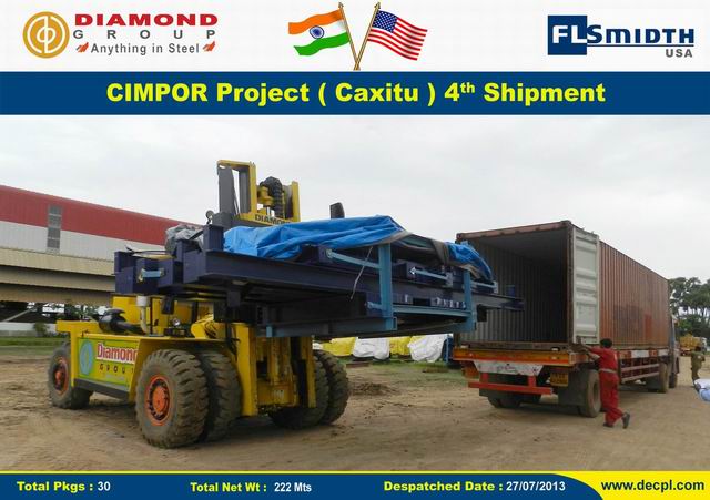 FLSmidth USA Cimpor Caxitu 4th Shipment Despatch 01