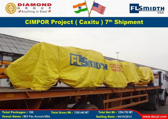 FLSmidth USA Cimpor Caxitu 7th Shipment 01